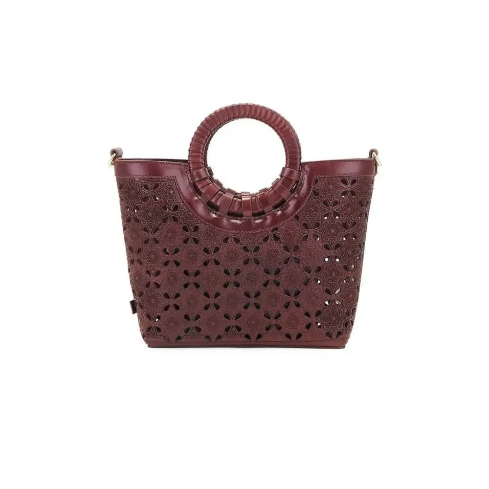 Cleobella Mercy Mini Tote Bag in Dark Brown NEW Quiet Luxury Boho Chic - Picture 4 of 4